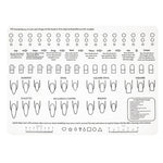 Silicone Manicure Pads Palette Practice Table Mats, 40x30x0.06cm