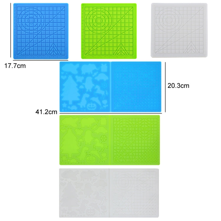 Caneta de Impressão 3D Cópia Silicone DIY Matriz de Pintura, Azul, Verde, Transparente, Azul Grande, Verde Grande, Transparente Grande