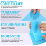 Caneta de Impressão 3D Cópia Silicone DIY Matriz de Pintura, Azul, Verde, Transparente, Azul Grande, Verde Grande, Transparente Grande