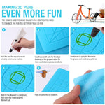 Caneta de Impressão 3D Cópia Silicone DIY Matriz de Pintura, Azul, Verde, Transparente, Azul Grande, Verde Grande, Transparente Grande