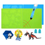 Caneta de Impressão 3D Cópia Silicone DIY Matriz de Pintura, Azul, Verde, Transparente, Azul Grande, Verde Grande, Transparente Grande