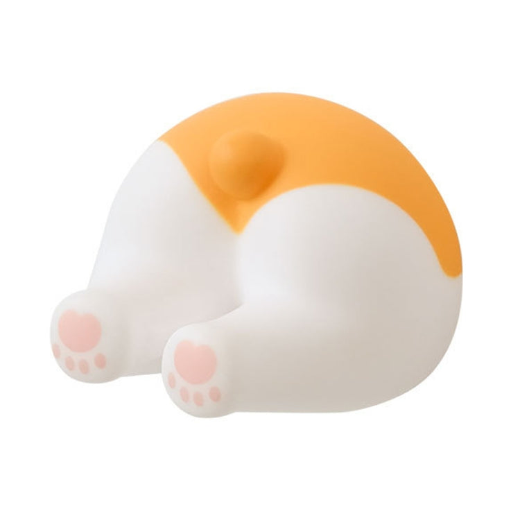 Gancho de Parede Sem Perfuração com Desenho de Animal de Desenho Animado, Suporte para Escova de Dentes para Casa de Banho, Cauda de Dinossauro, Cauda de Gato, Cauda Quadriculada, Cauda de Corgi, Cauda de Pato