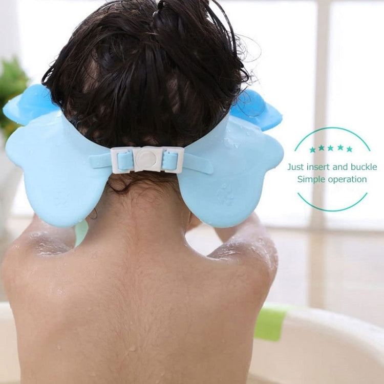 Champô para bebé com proteção impermeável para as orelhas, touca de banho ajustável