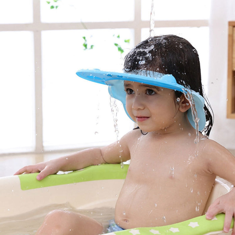 Champô para bebé com proteção impermeável para as orelhas, touca de banho ajustável