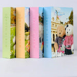 Álbum de fotos 6 polegadas, 200 folhas, filme fino simples sem caixa, entrega com cores mistas das quatro estações, entrega com cores mistas de ursos, entrega com cores mistas de flores, entrega com cores mistas de flores 2