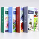 Álbum de fotos 6 polegadas, 200 folhas, filme fino simples sem caixa, entrega com cores mistas das quatro estações, entrega com cores mistas de ursos, entrega com cores mistas de flores, entrega com cores mistas de flores 2