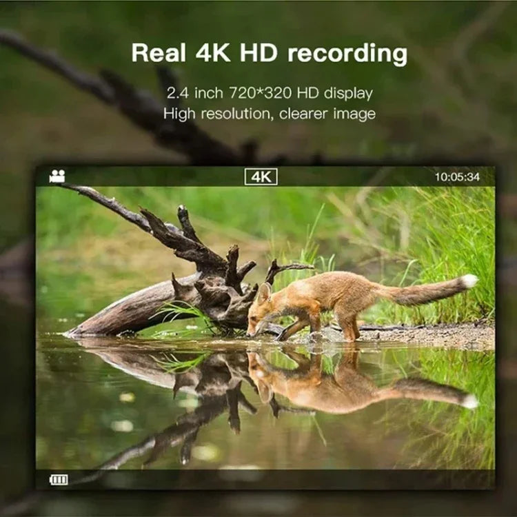 H8201 Câmara Infravermelha de Dupla Lente 4K 32MP HD Visão Noturna Monitorização de Animais Câmara de Campo ao Ar Livre, H8201