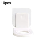 10pcs Prateleira Suspensa para Champô e Gel de Duche para Casa de Banho Sem Perfuração, Modelo Transparente, Modelo Prateado com Desenho