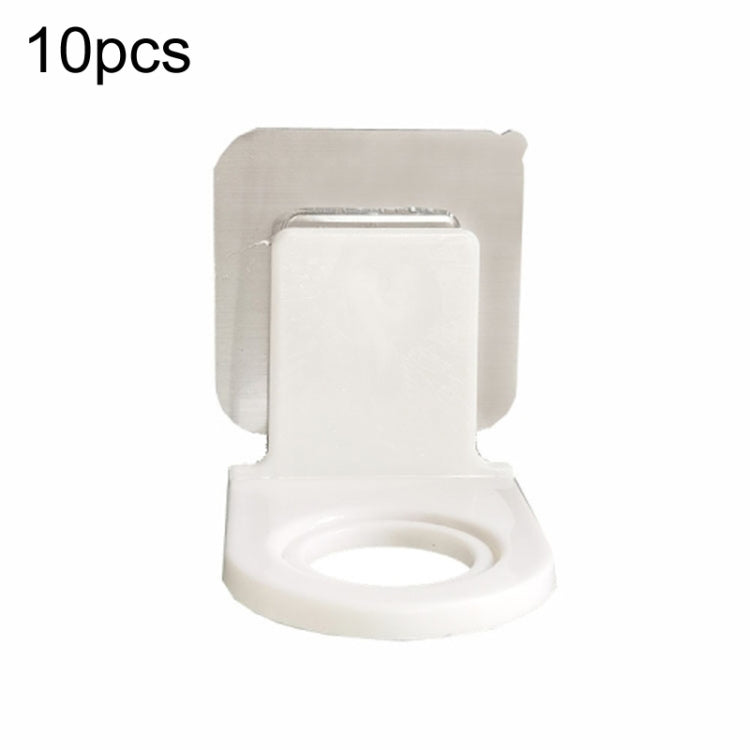 10pcs Prateleira Suspensa para Champô e Gel de Duche para Casa de Banho Sem Perfuração, Modelo Transparente, Modelo Prateado com Desenho