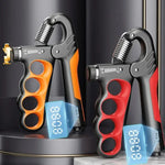 Fortalecedor de Pegada Ajustável 5-100kg Exercitador de Músculos do Braço, Contador Eletrónico Laranja, Contador Eletrónico Vermelho, Contador Eletrónico Cinzento, Contador Mecânico Laranja, Contador Mecânico Vermelho, Contador Mecânico Cinzento