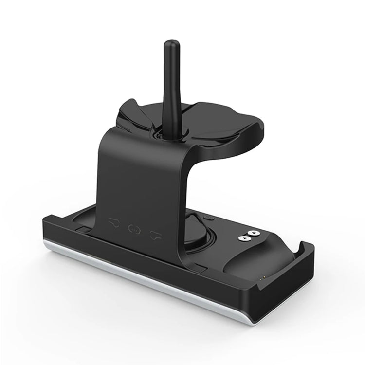 Base de Carregamento para Headset Meta Quest 3 com Luzes Dazzle, Suporte de Carregamento VR Grip, Branco, Preto