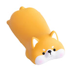 Tapete de Rato com Espuma de Memória para Descompressão, Almofada de Pulso Fofa para Secretária, Shiba Inu