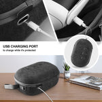 Bolsa Portátil Anti-queda e Anti-riscos JYS-MQ018 para Armazenamento de Óculos VR Apple Vision Pro / Meta Quest 3, Preto, Cinzento