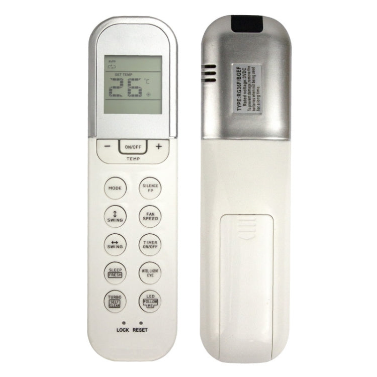 Para Comando Remoto do Ar Condicionado Midea RG36F / BGEF, RG36F / BGEF