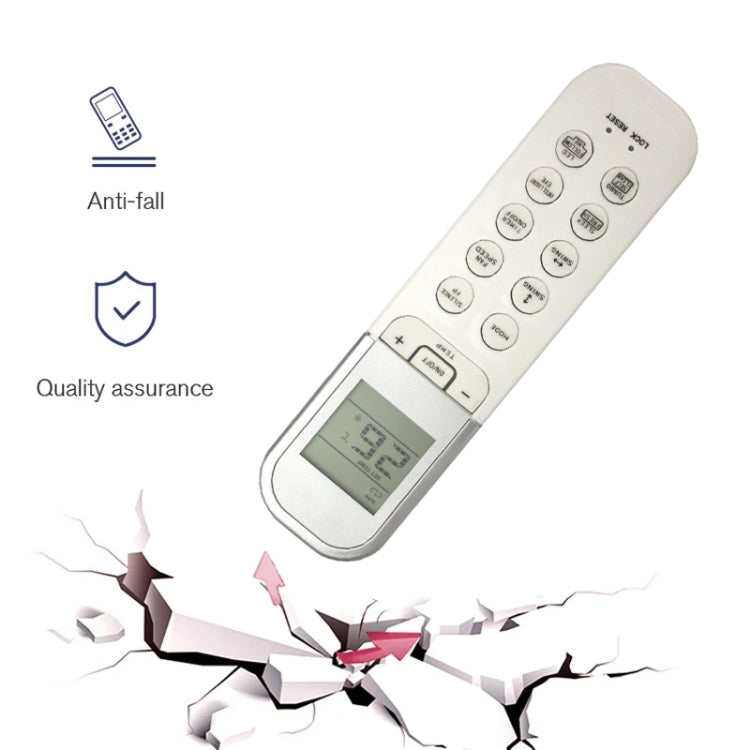 Para Comando Remoto do Ar Condicionado Midea RG36F / BGEF, RG36F / BGEF