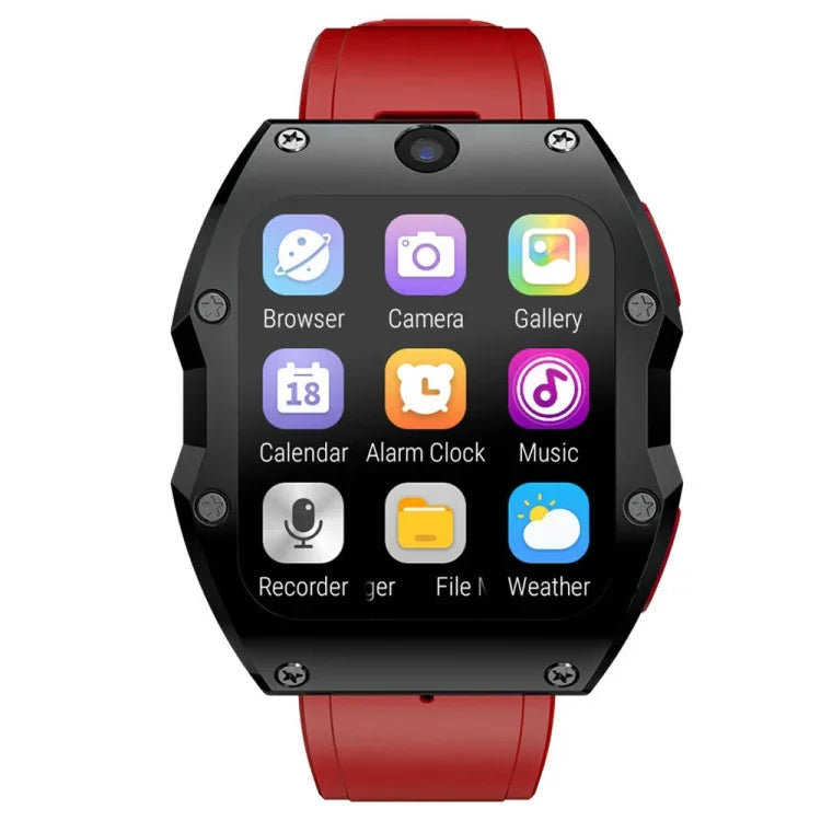 LOKMAT Appllp 3 Max Smartwatch Desportivo à Prova de Água com Ecrã de 2,02 polegadas, Cartão Plug 4G, Chamada, SOS