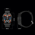 LOKMAT Appllp 3 Max Smartwatch Desportivo à Prova de Água com Ecrã de 2,02 polegadas, Cartão Plug 4G, Chamada, SOS