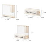 Suporte de Armazenamento de Cozinha Estilo Creme para Facas e Tábua de Cortar, Suporte para Tampa de Panela, Suporte para Facas, 2 em 1