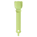 Alimentador para Gatos Espremedor de Tiras para Gatos Colher para Alimentação de Petiscos e Carne Picada, Laranja, Verde, Bege
