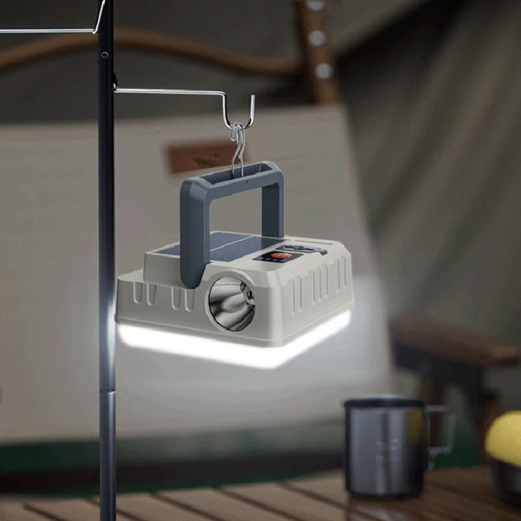 Luz de Campismo Exterior com Energia Solar, Lâmpada de Tenda Multifuncional Suspensa, Luzes de Emergência para Falta de Energia