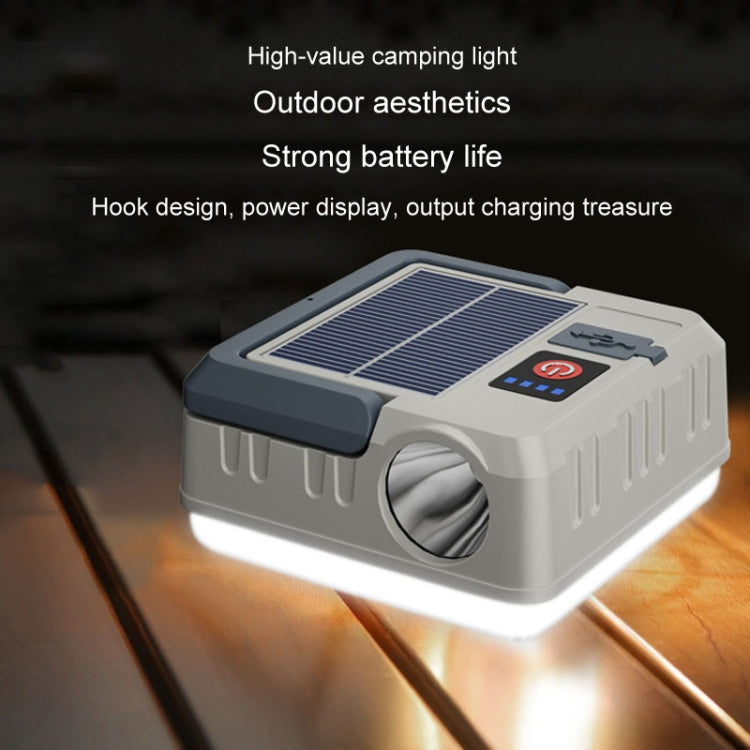 Luz de Campismo Exterior com Energia Solar, Lâmpada de Tenda Multifuncional Suspensa, Luzes de Emergência para Falta de Energia