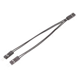3pcs Terminal de Fio DuPont Cabo de Ligação DuPont 2.54 2Pin 1 Para 2 Fios Uma Fêmea Para Dois Machos, 10cm