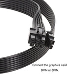 Para Corsair Cabo Plano 18AWG Cabo do Módulo de Energia Cabo do Módulo da Placa Gráfica 8Pin Para 8Pin 6+2, 50cm Para Corsair, 60cm Para Corsair