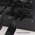 Para Corsair Cabo Plano 18AWG Cabo do Módulo de Energia Cabo do Módulo da Placa Gráfica 8Pin Para 8Pin 6+2, 50cm Para Corsair, 60cm Para Corsair