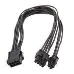Cabo Adaptador CPU 8Pin Para 8+4Pin Fonte de Alimentação Placa-Mãe Cabo de Energia do Processador, 20cm, 30cm