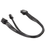 Cabo Adaptador CPU 8Pin Para 8+4Pin Fonte de Alimentação Placa-Mãe Cabo de Energia do Processador, 20cm, 30cm