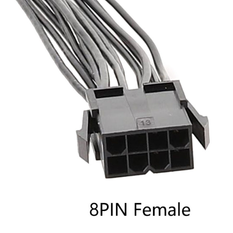 Cabo Adaptador CPU 8Pin Para 8+4Pin Fonte de Alimentação Placa-Mãe Cabo de Energia do Processador, 20cm, 30cm