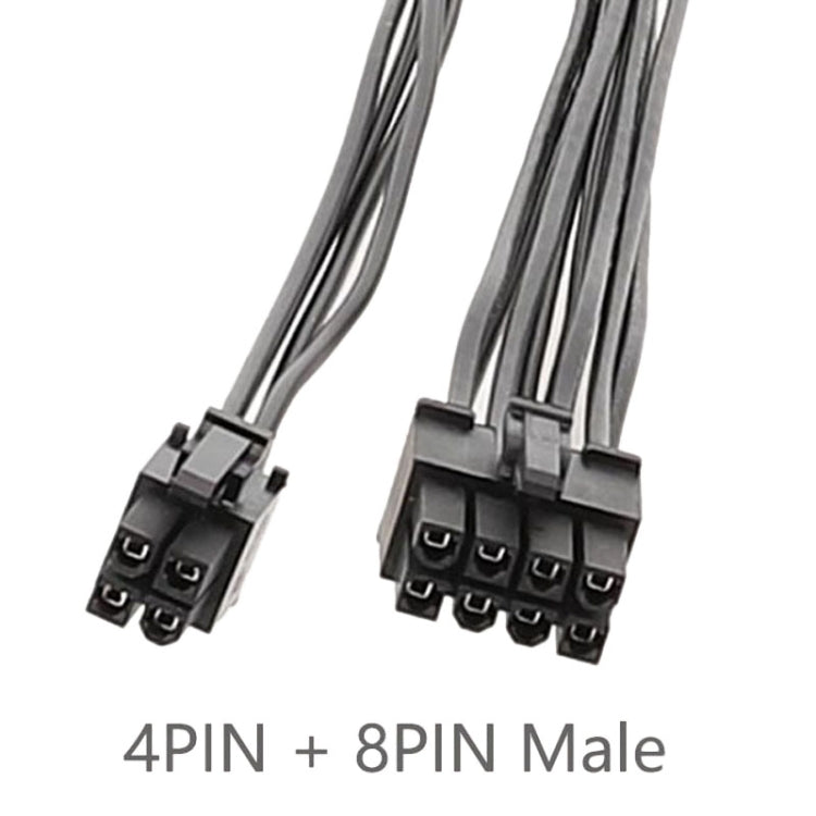 Cabo Adaptador CPU 8Pin Para 8+4Pin Fonte de Alimentação Placa-Mãe Cabo de Energia do Processador, 20cm, 30cm