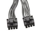 Cabo de Energia para Placa Gráfica 8P Fêmea Para Duplo 6+2Pin Macho Cabo Adaptador de Energia 8P Para Duplo 8P 1 Para 2, 8P Fêmea Para Duplo 6+2Pin Macho