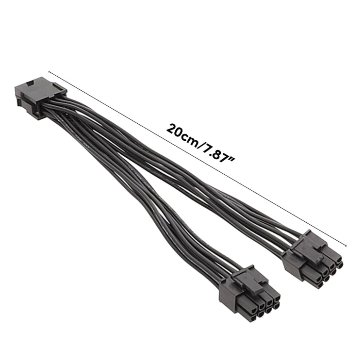 Cabo de Energia para Placa Gráfica 8P Fêmea Para Duplo 6+2Pin Macho Cabo Adaptador de Energia 8P Para Duplo 8P 1 Para 2, 8P Fêmea Para Duplo 6+2Pin Macho
