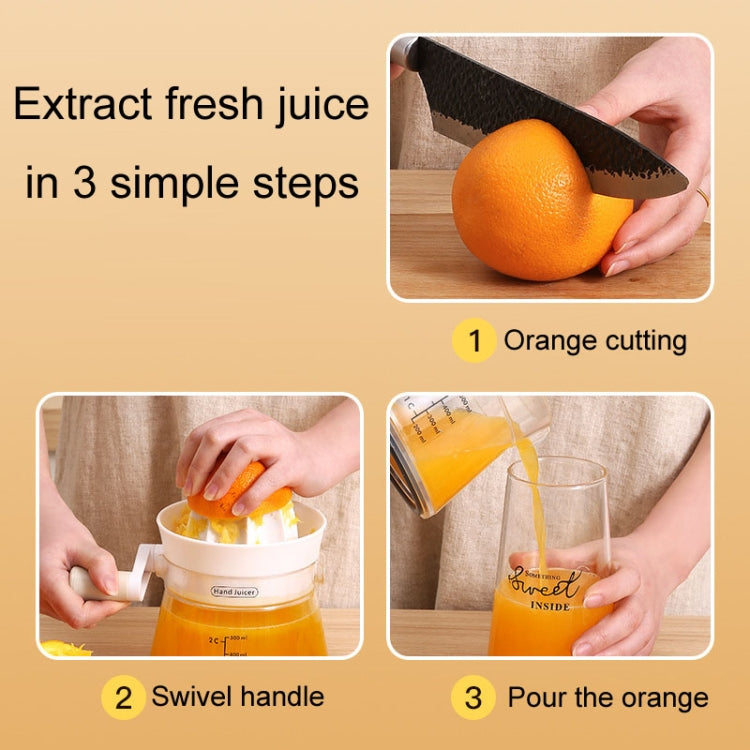 Espremedor Manual Doméstico de Frutas com Manivela para Cozinha