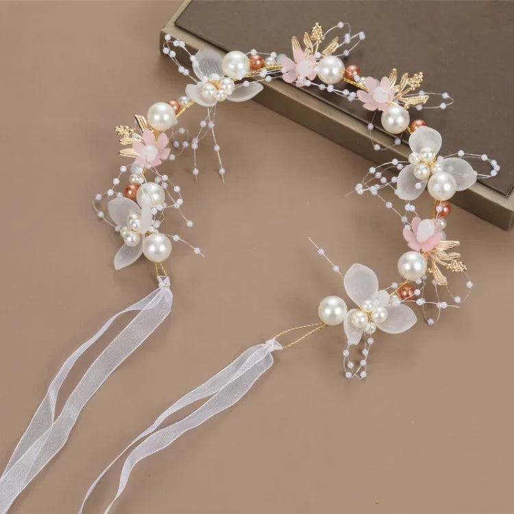 Faixas de Cabelo com Coroa de Flores da Floresta para Aniversário e Performance
