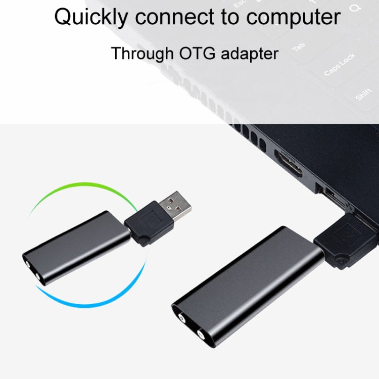 Gravador de Voz Inteligente Q25 com Ecrã HD, Cancelamento de Ruído, Clipe Traseiro, Repórter de Voz, 4GB, 8GB, 16GB, 32GB