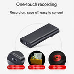 Gravador de Voz Inteligente Q25 com Ecrã HD, Cancelamento de Ruído, Clipe Traseiro, Repórter de Voz, 4GB, 8GB, 16GB, 32GB