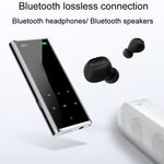 Leitor de Música MP3/MP4 Bluetooth M27 1,8 Polegadas, Gravador de E-Book, 4GB, 8GB, 16GB, 32GB