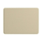 Tapete de Areia para Animais com Filtragem e Proteção Contra Salpicos, Almofadas de Cama Dupla Camada EVA, 45 x 30cm