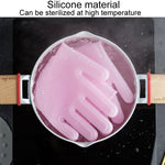 Luvas de Silicone para Lavar Louça, Luvas de Limpeza para Tarefas Domésticas Masculinas e Femininas, 160g