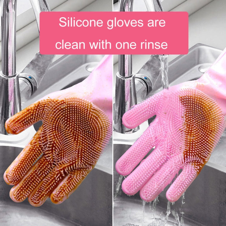 Luvas de Silicone para Lavar Louça, Luvas de Limpeza para Tarefas Domésticas Masculinas e Femininas, 160g