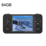 Consola de Jogo Portátil ANBERNIC RG35XX H com Ecrã IPS de 3,5 Polegadas, Sistema Linux, 64GB, 64GB+128GB