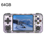 Consola de Jogo Portátil ANBERNIC RG35XX H com Ecrã IPS de 3,5 Polegadas, Sistema Linux, 64GB, 64GB+128GB