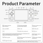 Consola de Jogo Portátil ANBERNIC RG35XX H com Ecrã IPS de 3,5 Polegadas, Sistema Linux, 64GB, 64GB+128GB