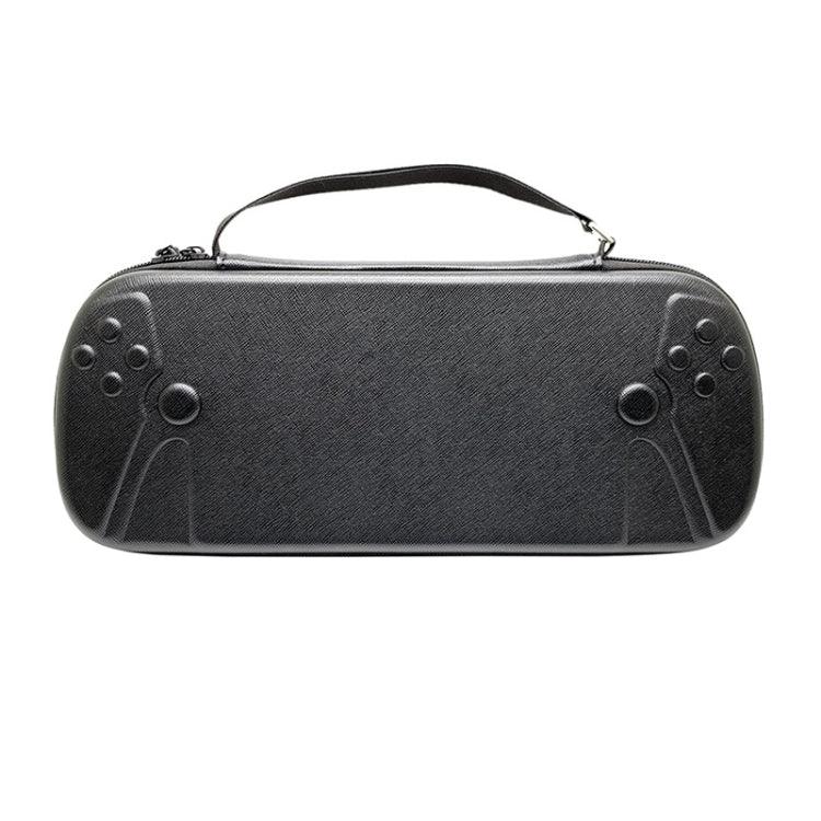 Bolsa de Armazenamento Portátil com Capa Rígida para PlayStation Portal, PU com Linhas Cruzadas, Tecido Oxford 1680D