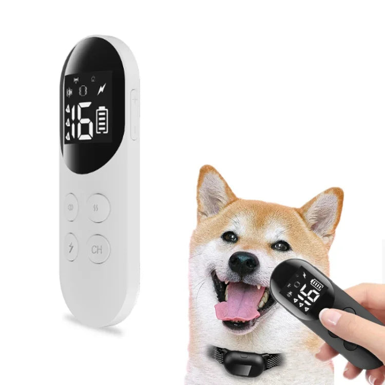 Colar Inteligente para Treino de Cães com Controlo Remoto Anti-Latido, Controlo Remoto