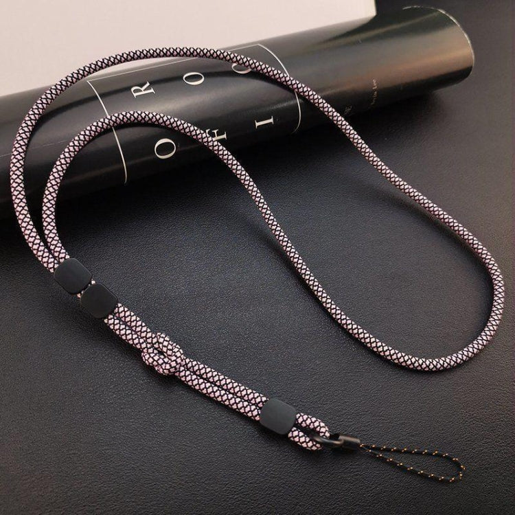 Cordão para Telemóvel Destacável de Duplo Uso com Ajuste, Corda de Pulso Anti-perda, Castanho Claro, Preto e Azul, Rosa