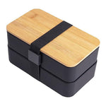 Marmita Isolada de Duas Camadas com Compartimentos de 1200ml, Recipiente de Plástico para Comida, Apto para Micro-ondas, Sem Saco Isolante Preto, Sem Saco Isolante Branco, Com Saco Isolante Preto, Com Saco Isolante Branco