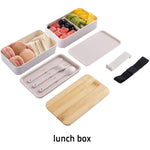 Marmita Isolada de Duas Camadas com Compartimentos de 1200ml, Recipiente de Plástico para Comida, Apto para Micro-ondas, Sem Saco Isolante Preto, Sem Saco Isolante Branco, Com Saco Isolante Preto, Com Saco Isolante Branco